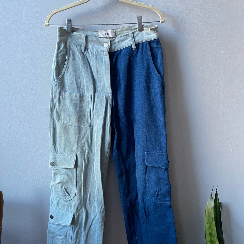 KkCo Mixed Denim Utility Pant